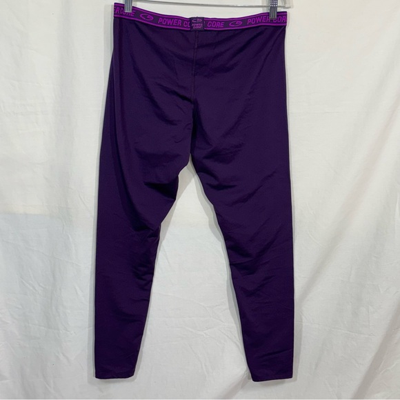 Champion Power Core Fleece Lined Baselayer Stretch Pant Legging Purple Womens XL - Picture 5 of 9